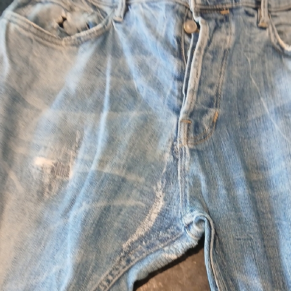 Distressed Blue Jeans - Picture 9 of 10